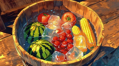 一桶水果