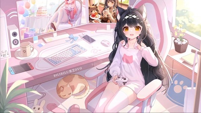 粉色卧室
