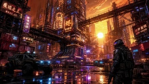 霓虹黄昏
