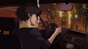 开车兜风的男孩
