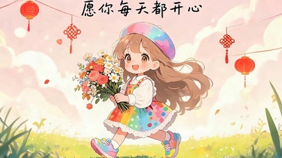 愿你明天都开心