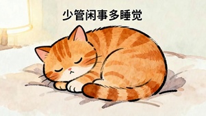 少管闲事多睡觉