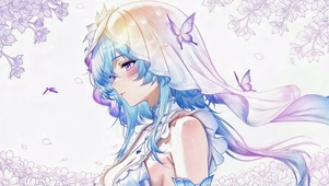 紫蝶漫舞守岸人