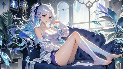 二次元可爱美少女