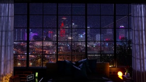 城市夜雨