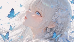 治愈系蝴蝶少女