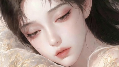 睡着女孩