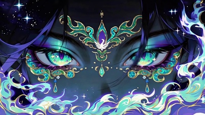 幽蓝火焰神之眼