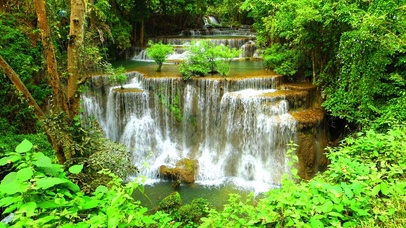 护眼雨林瀑布【双端】