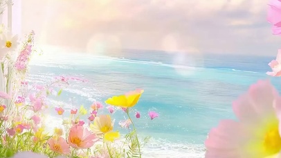 护眼海景树木带鱼屏