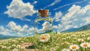 蓝天下邹菊