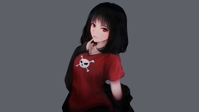 短发女孩