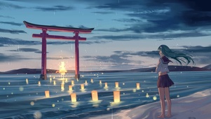 神社女孩