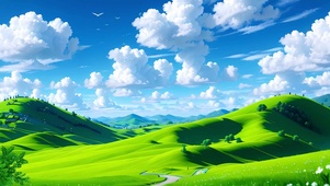 4K唯美草地