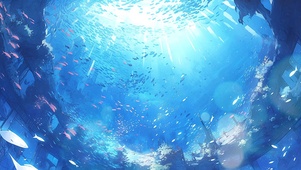 【4K】海底溶洞