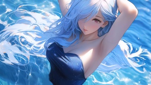 泳装少女