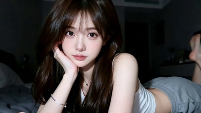 盐系清冷少年感美女