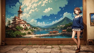 画中风景