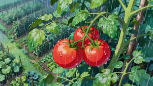 雨中番茄