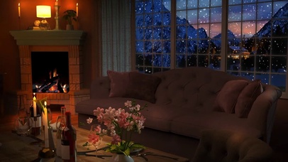 温暖舒适的客厅