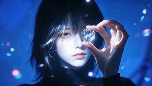 荣耀黎明的持钻少女