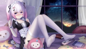 白丝少女
