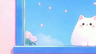 可爱萌宠带鱼屏