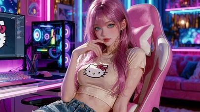二次元纯欲美女壁纸