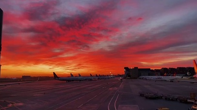 乌鲁木齐夕阳机场