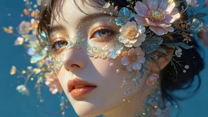 治愈鲜花女孩
