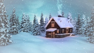 圣诞雪屋
