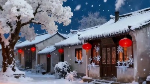 家家户户灯笼带鱼屏