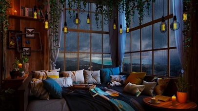 舒适的入眠雨声