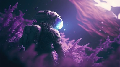 宇宙星空炫酷宇航员