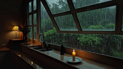 【雨景】感受窗外的雨