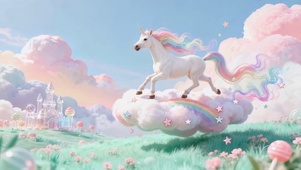 彩云之上彩虹小马