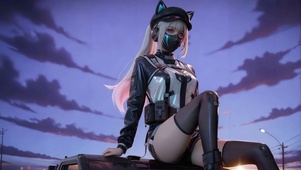 长腿游戏少女-露娜
