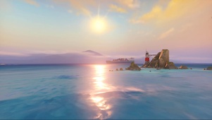 海上夕阳