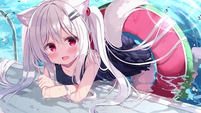 4K萌系游泳萝莉