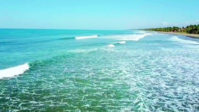 唯美治愈海浪 4K