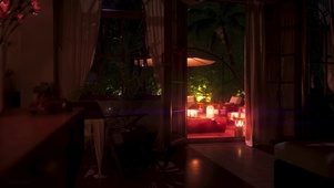 安静静心夏日夜晚