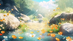 清新动漫风景