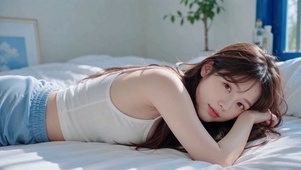 居家清纯美女