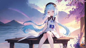 河边少女