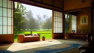 夏日日式小屋