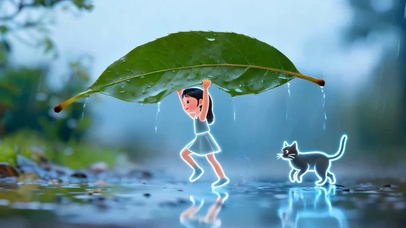 4K童话里的雨