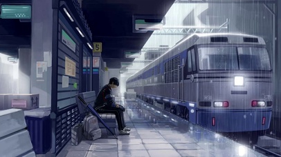 雨天男孩
