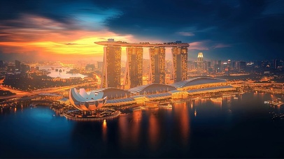 繁华都市夜景