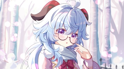 与学生会秘书甘雨的暖暖冬日