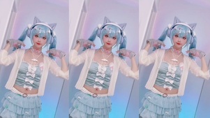 4k小桑双马尾跳舞